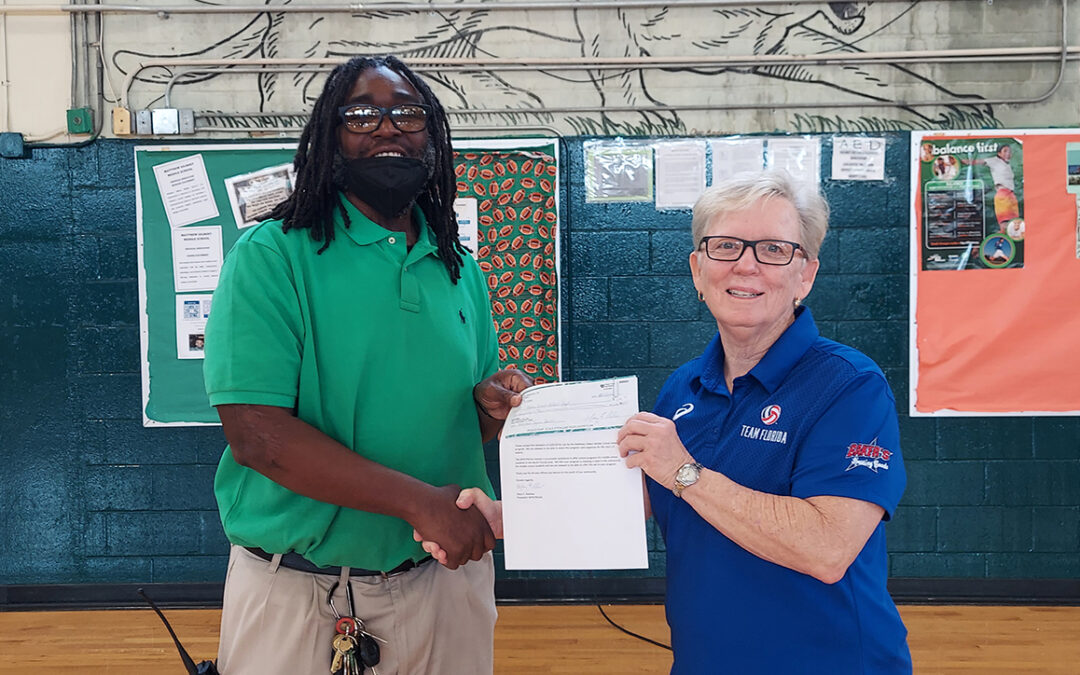 Donation to the Athletic Department at Eugene Gilbert Middle School