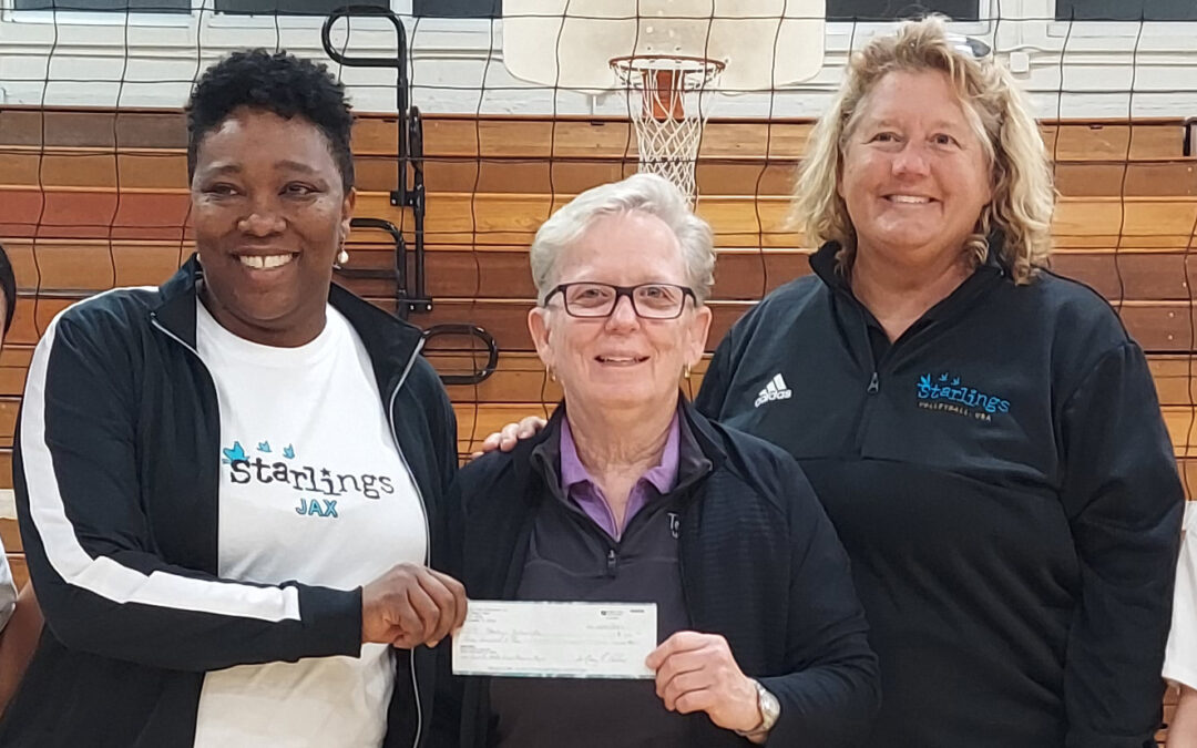 Donation to Starlings Jax Volleyball Club