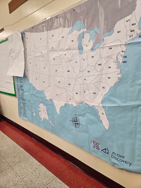 Active Discovery Map at B & G afterschool program