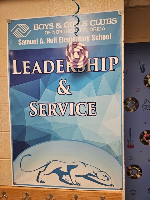 Poster for B&G Club at Samuel B. Hull