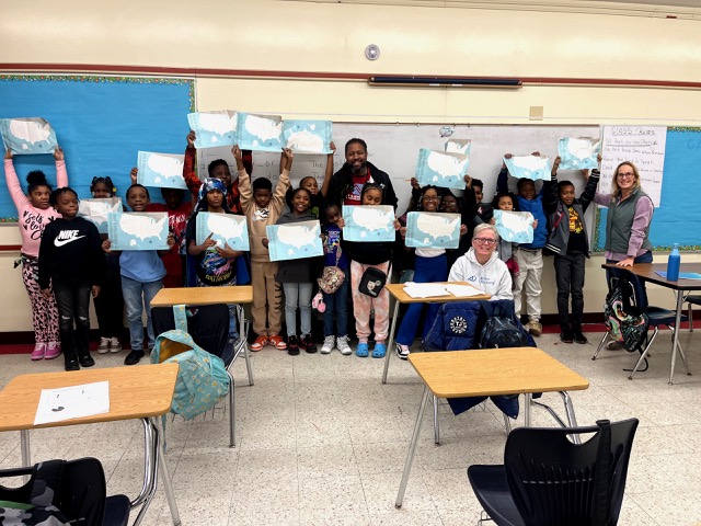 A great visit with the Boys & Girls Club